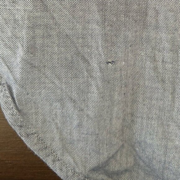 Vince Sz Small Navy Blue Double Layered Shirt - Picture 15 of 16